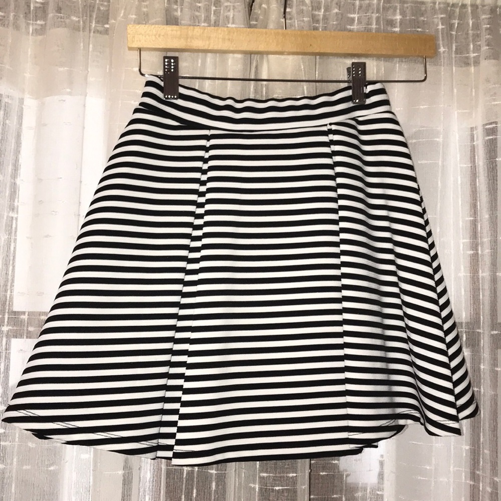 Horizontal Striped Skirt